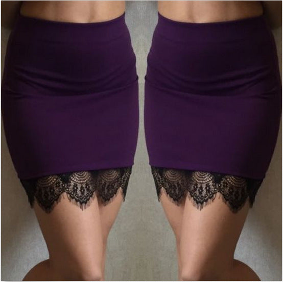 Lace Pencil Skirt (3 colors)